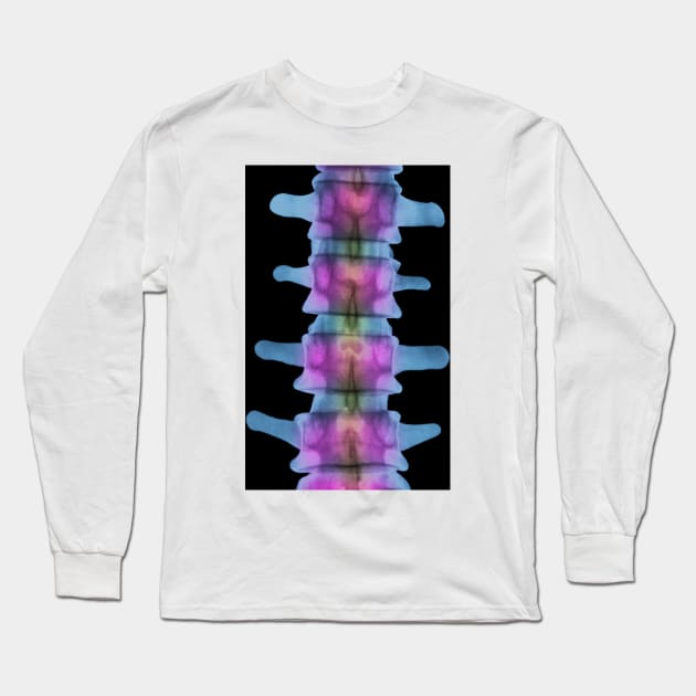 Lumbar spine, X-ray (P116/0393) Long Sleeve T-Shirt by SciencePhoto